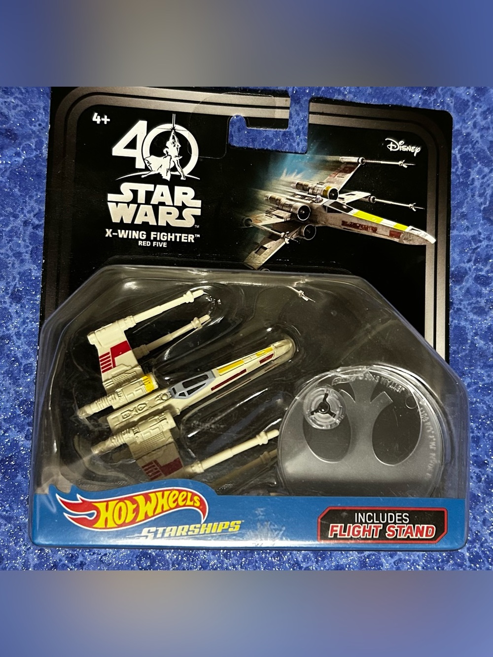 Star Wars Hot Wheels X-Wing Fighter - White, Red & Yellow